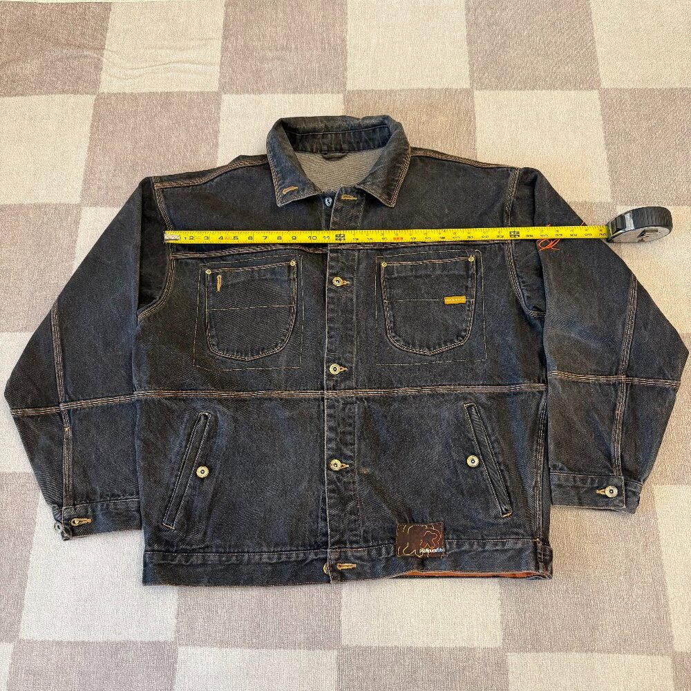 🔥 Vintage Y2K Platinum FUBU Muhammad Ali Denim Jacket Rare Hip Hop 🔥
